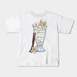 vanilla smoothie snake Kids T-Shirt